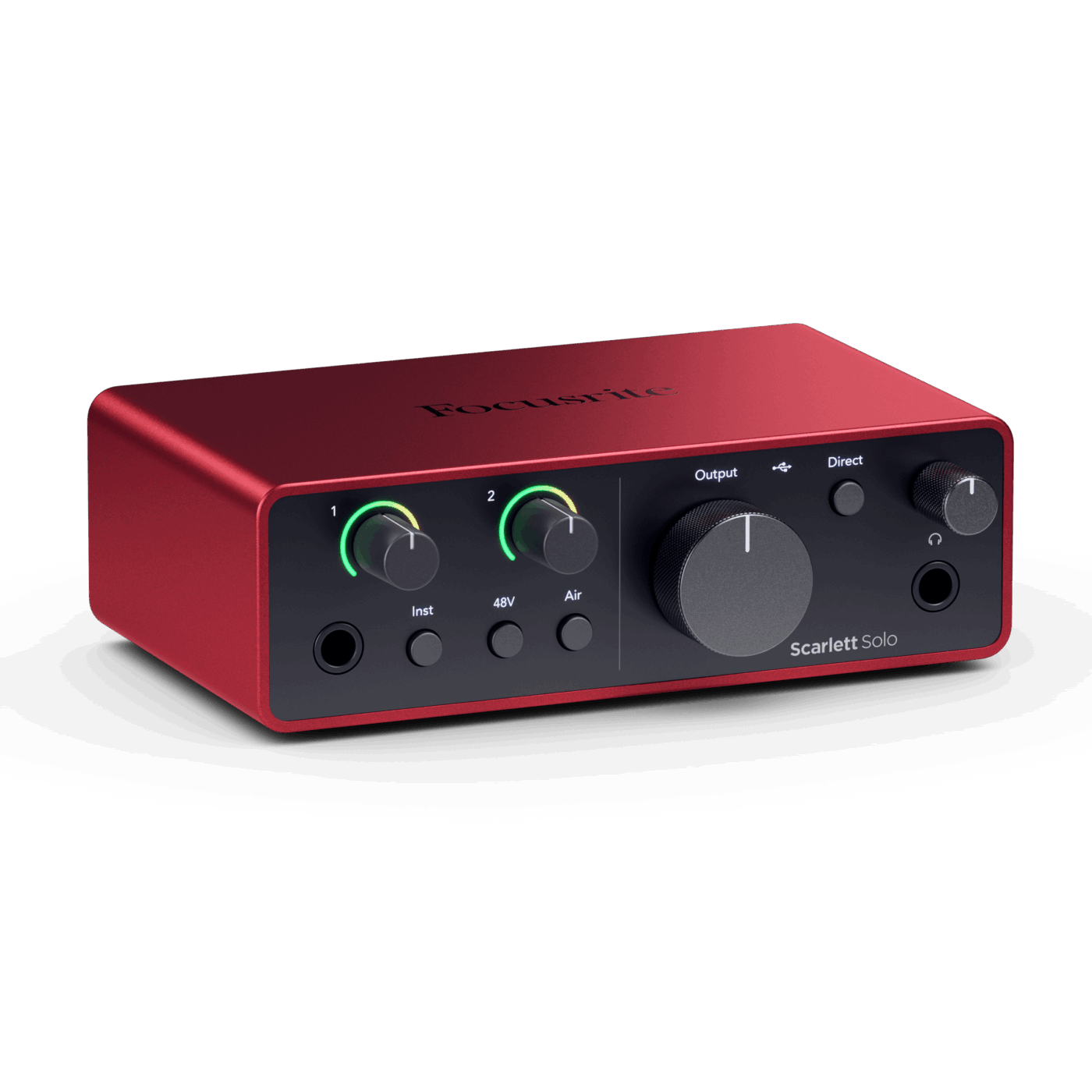Focusrite Scarlett Solo 4th Gen in Rot