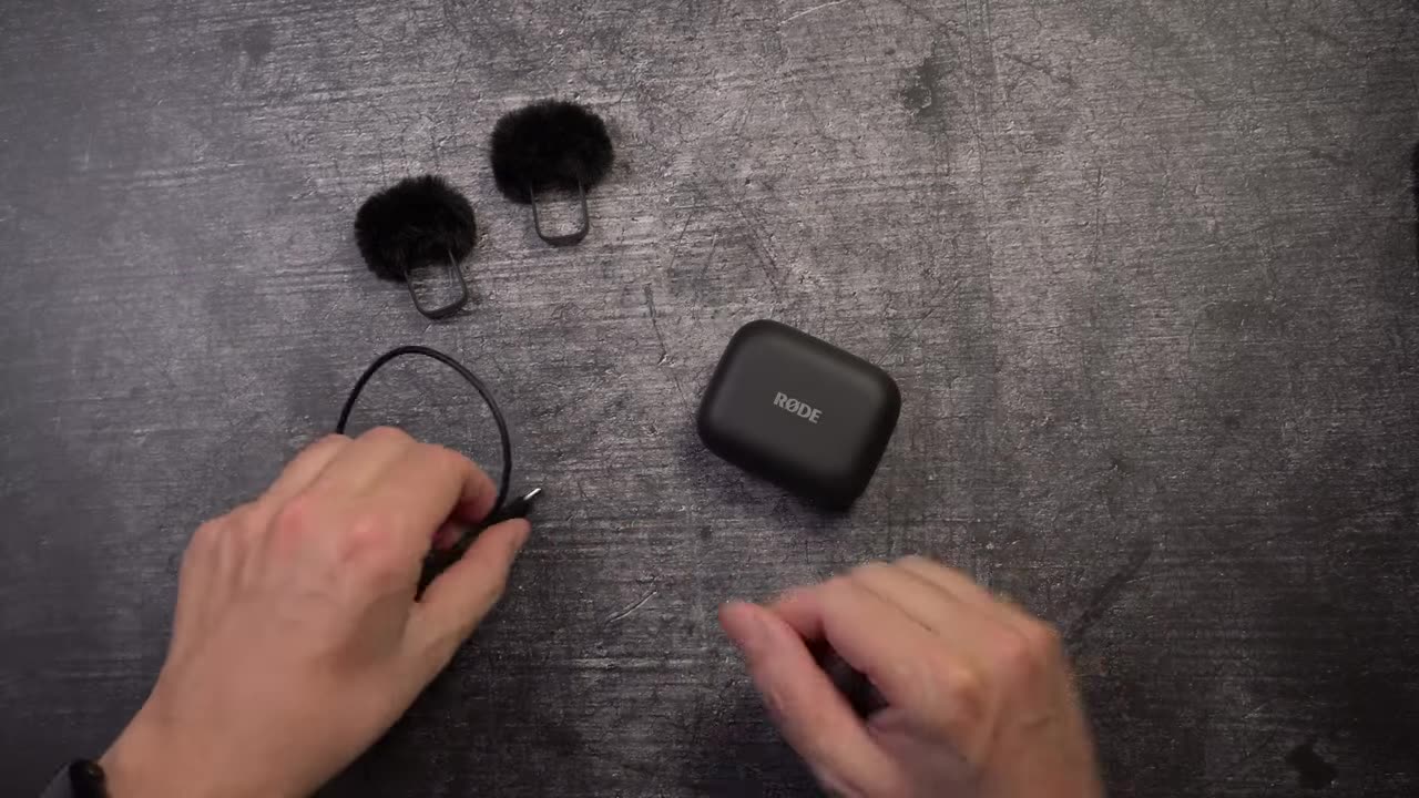 Rode Wireless Micro: Ladecase, Sender und Fell-Windschutz