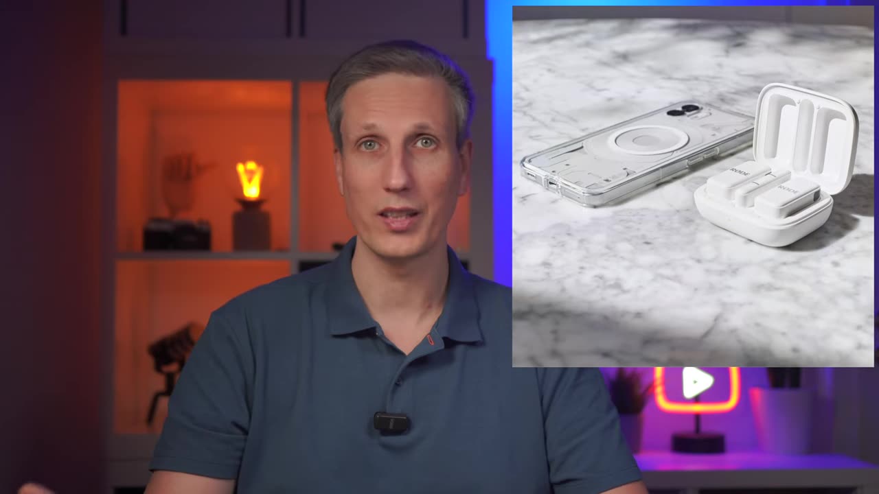 Rode Wireless Micro in der weißen Variante (Einblendung)