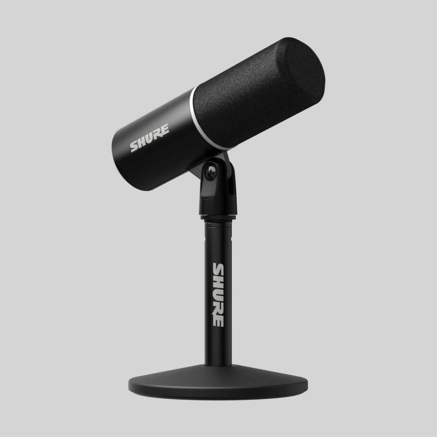 Shure MV6 auf dem Tischstativ