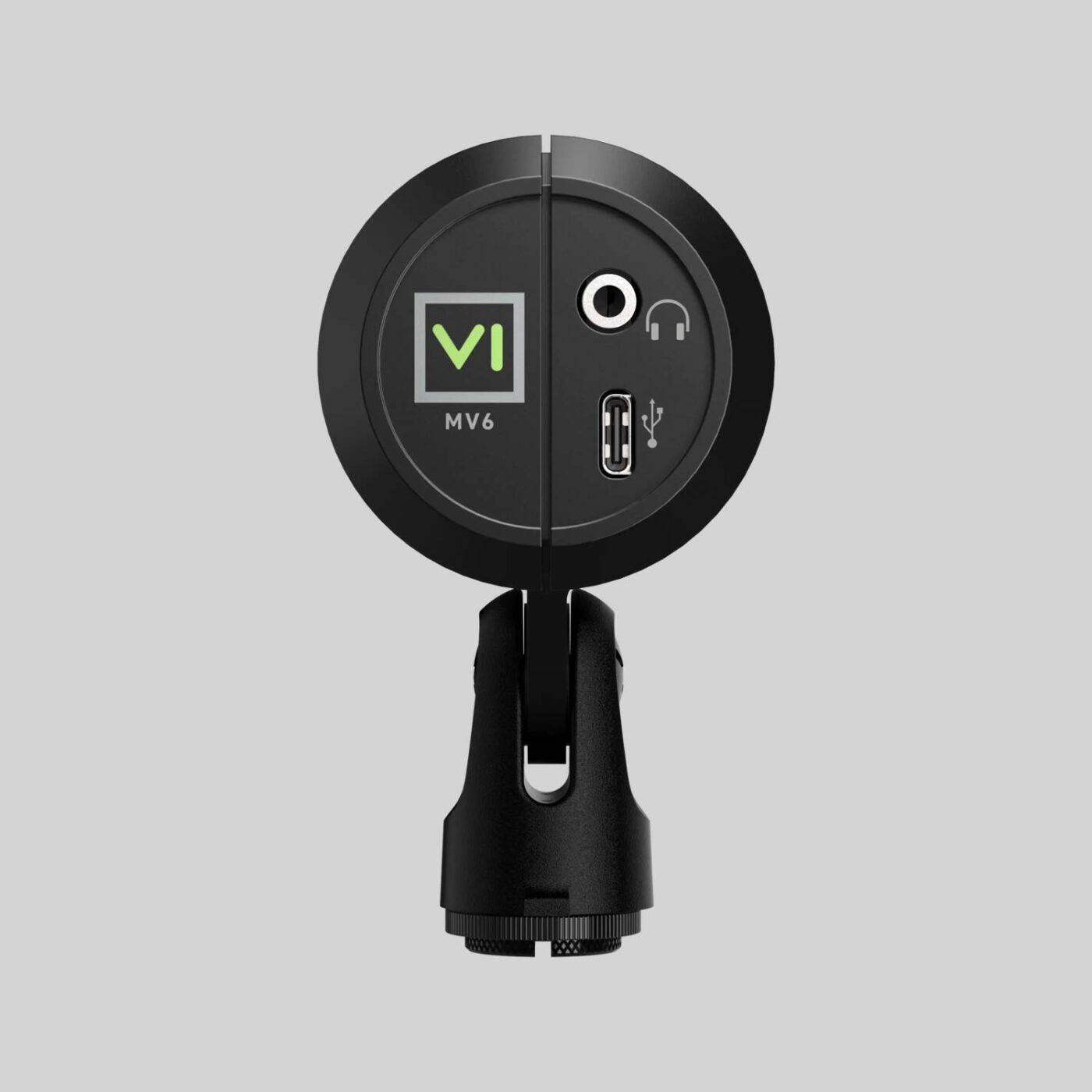 Rückseite des MV6 mit Bedienelementen