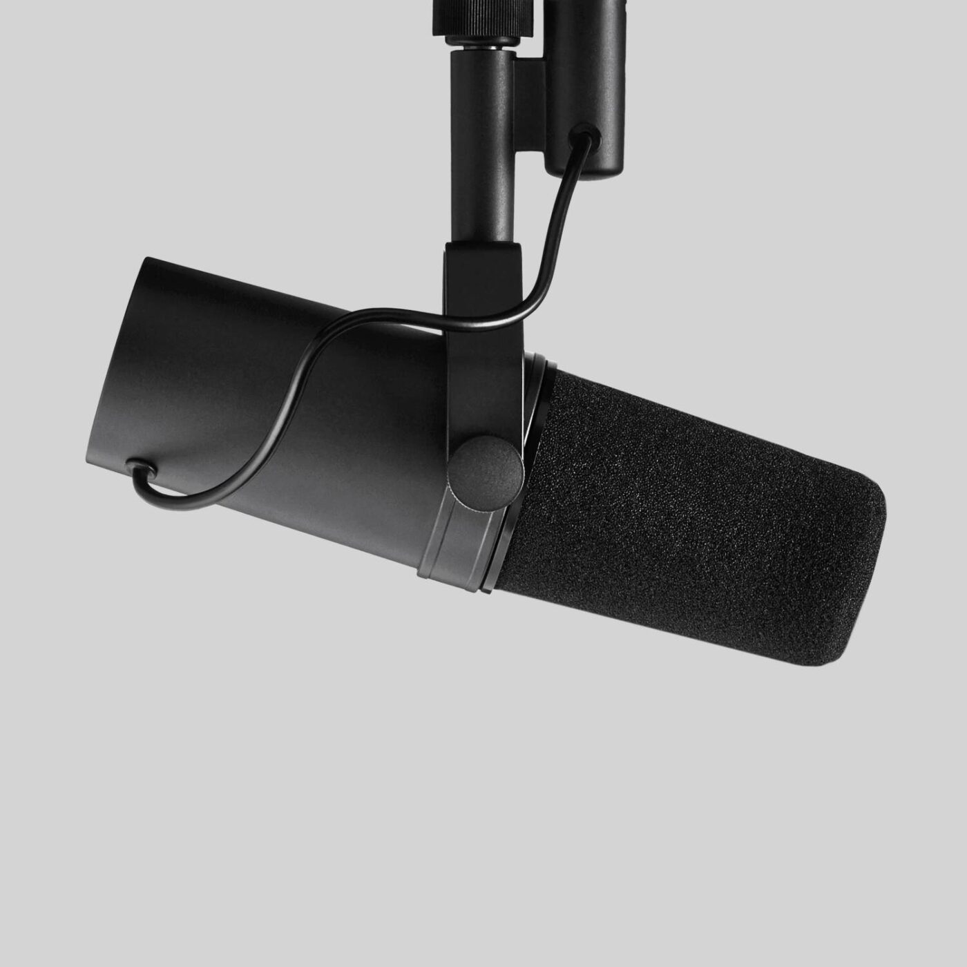 Shure SM7B am Mikrofonarm