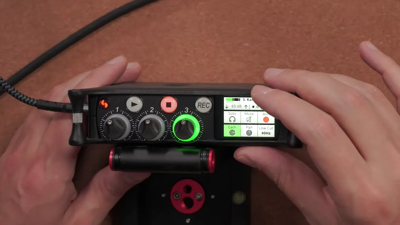 Bedienung des Sound Devices MixPre-3 II