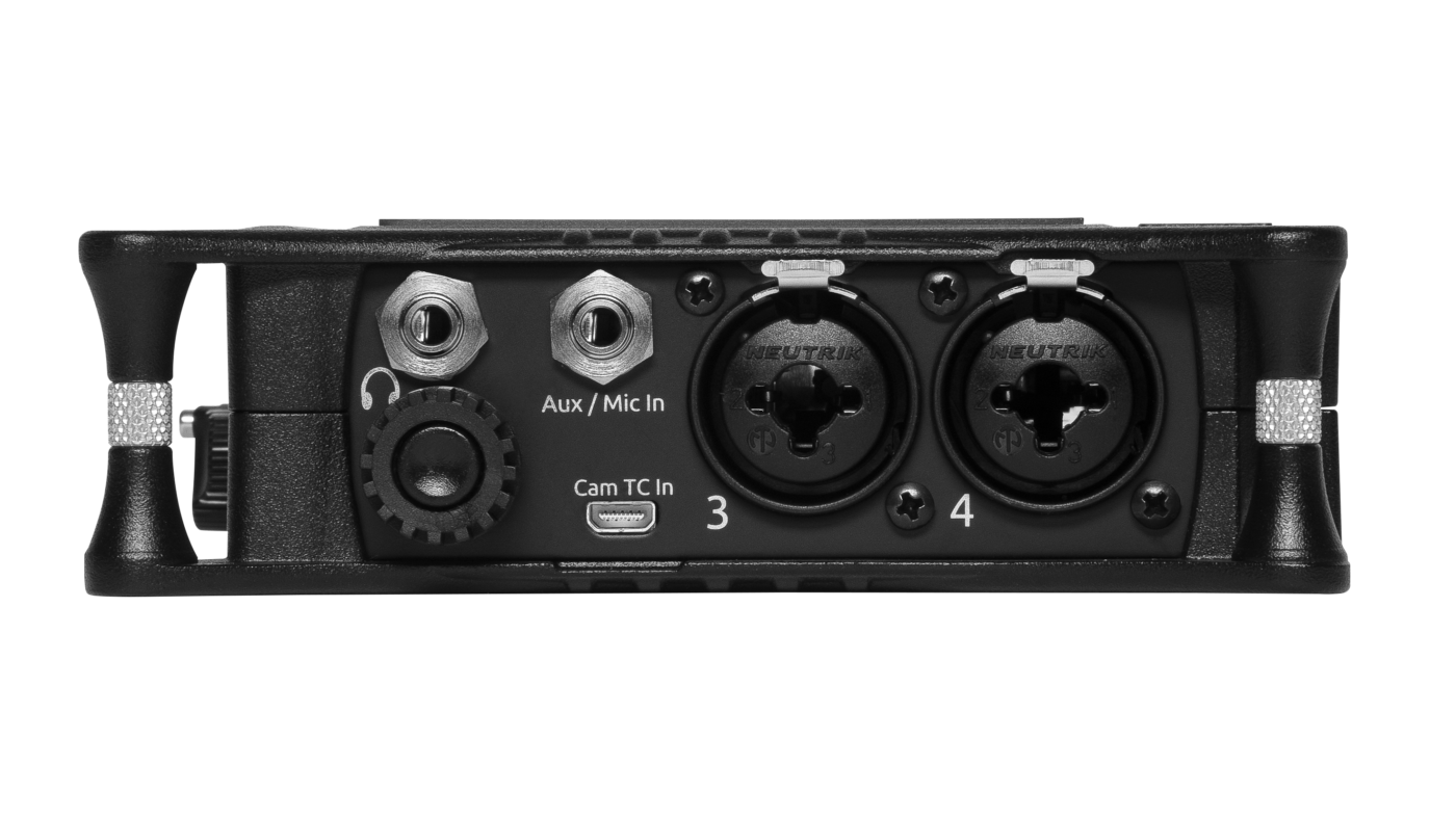 Seite des MixPre-6 II mit XLR-Eingängen