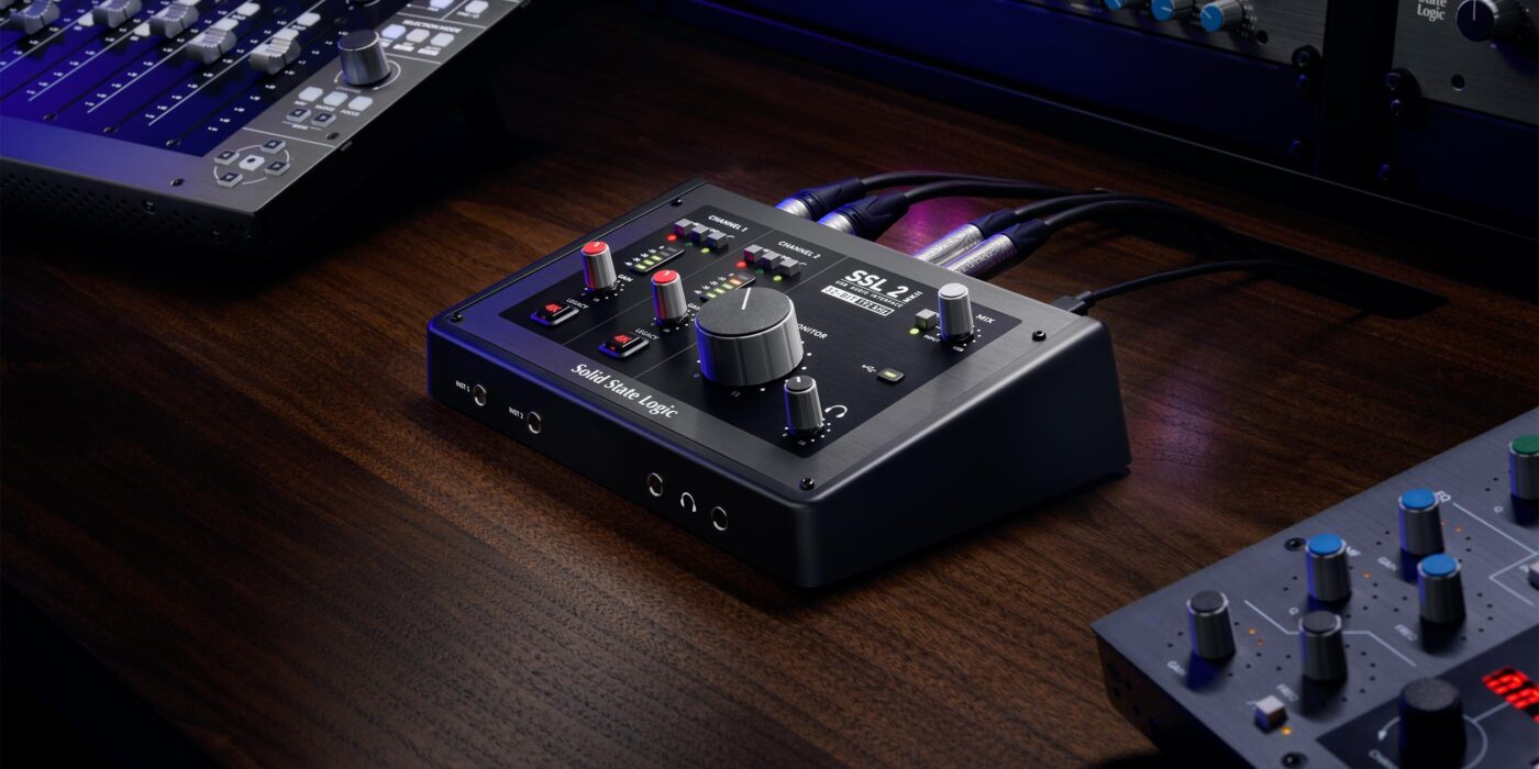 SSL 2 MKII auf dem Schreibtisch