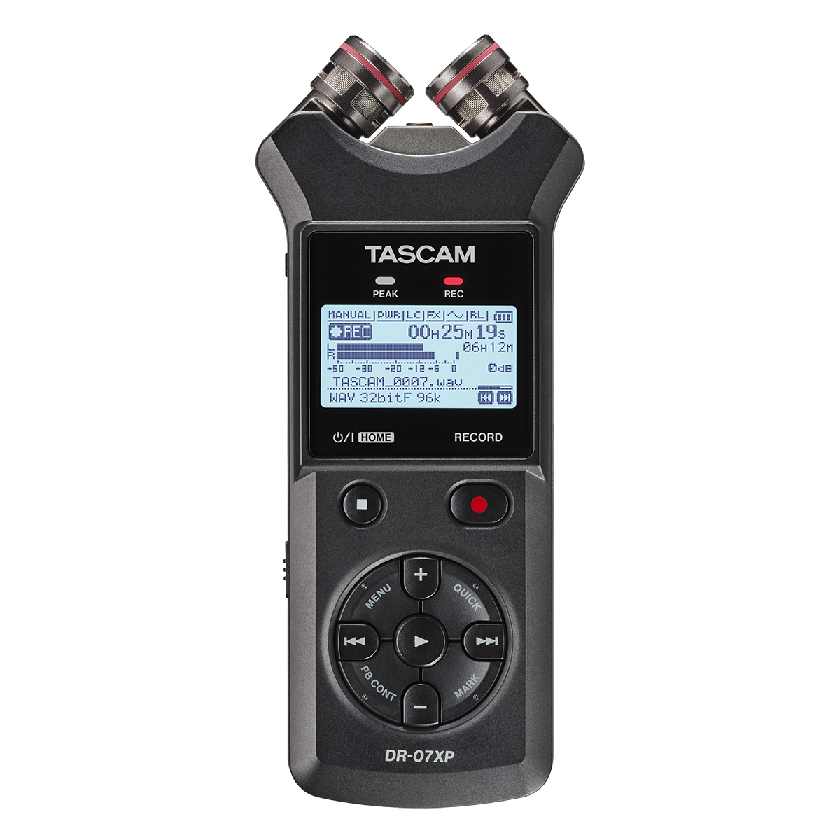 Tascam DR-07XP von vorn