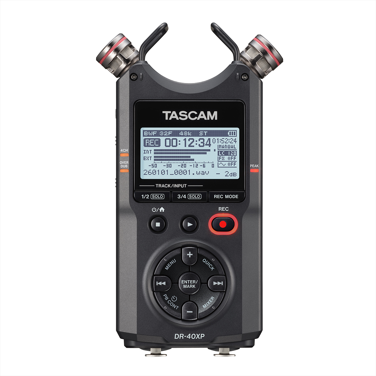 Tascam DR-40XP von vorn