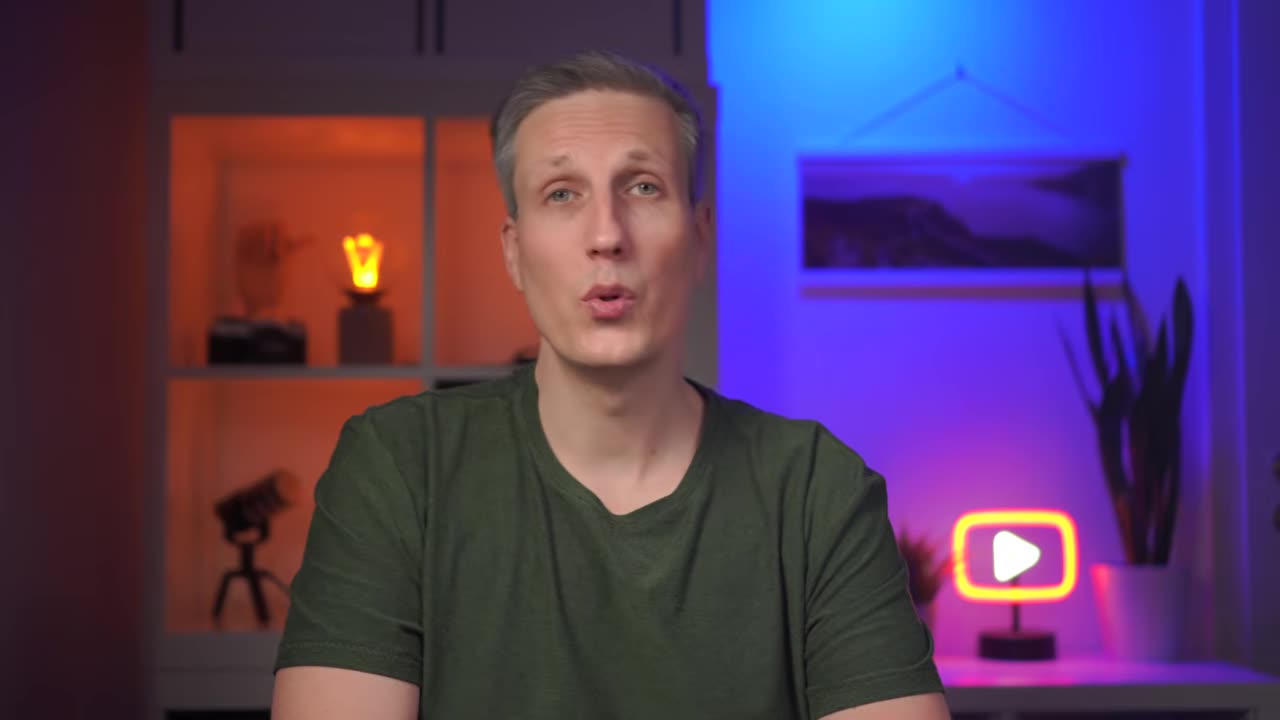 Sprechen in die Kamera mit Teleprompter