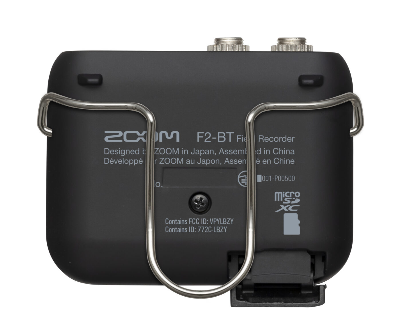 Rückseite des F2 mit Gürtelclip