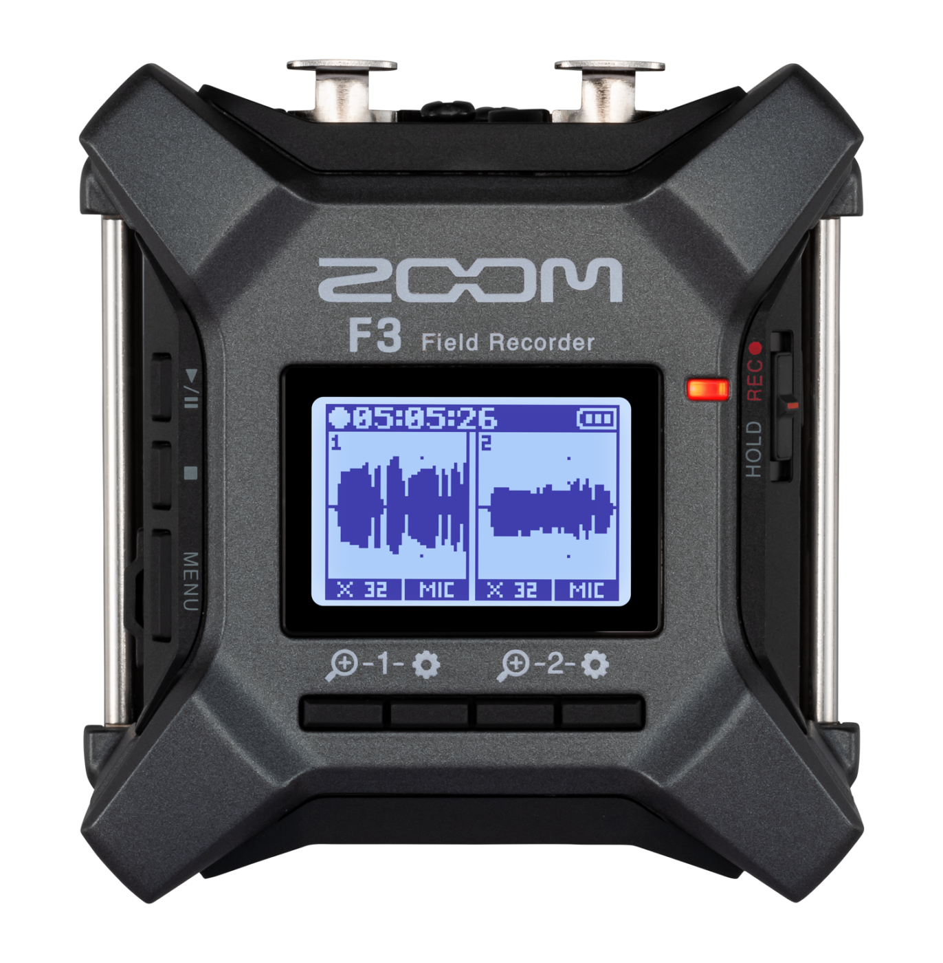 Zoom F3 von vorn mit Display