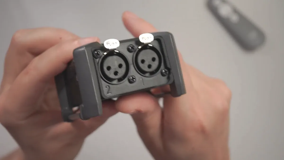 XLR-Eingänge des Zoom F3