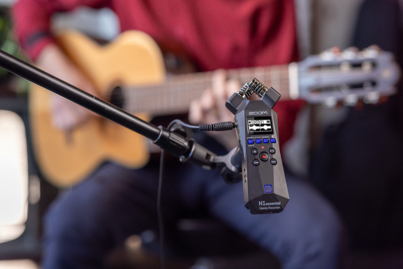Gitarrenaufnahme mit dem H1essential