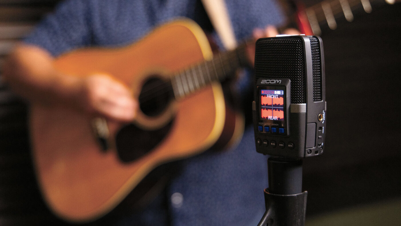 Gitarrenaufnahme mit dem H2essential