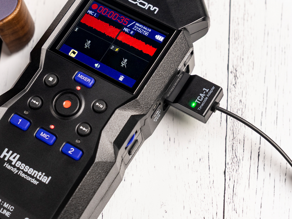 H4essential mit USB-Kabel als Interface