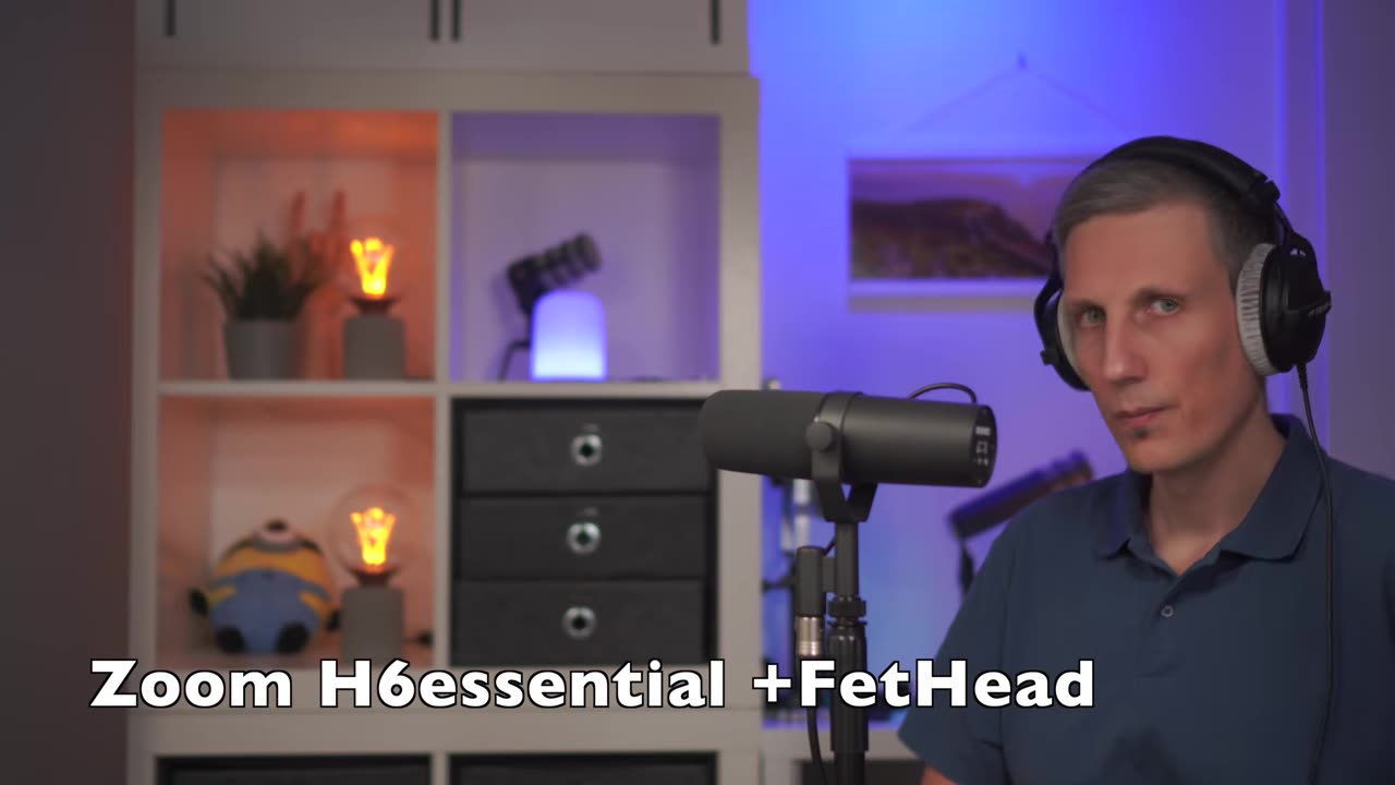 Audiotest: Zoom H6essential mit FetHead und Shure SM7B